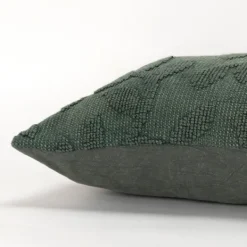 Pillows-Kirkland's Home Stonewash Botanical Pillow Green
