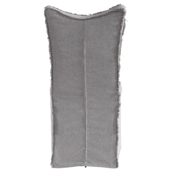 Dining Chairs-Kirkland's Home Stonewash Fringe Slipcover Dining Chairs, Set Of 2 Gray