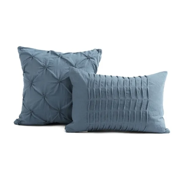Comforters-Kirkland's Home Stormy Ravello 5-Pc. Full/Queen Comforter Set Blue