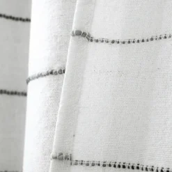 Shower Curtains-Kirkland's Home Stripe Ombre Shower Curtain Gray