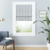 Curtains & Drapes-Kirkland's Home Stripe Ricci Blackout Curtain Shade, 23 In. Gray