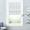 Curtains & Drapes-Kirkland's Home Stripe Ricci Blackout Curtain Shade, 34 In. Tan