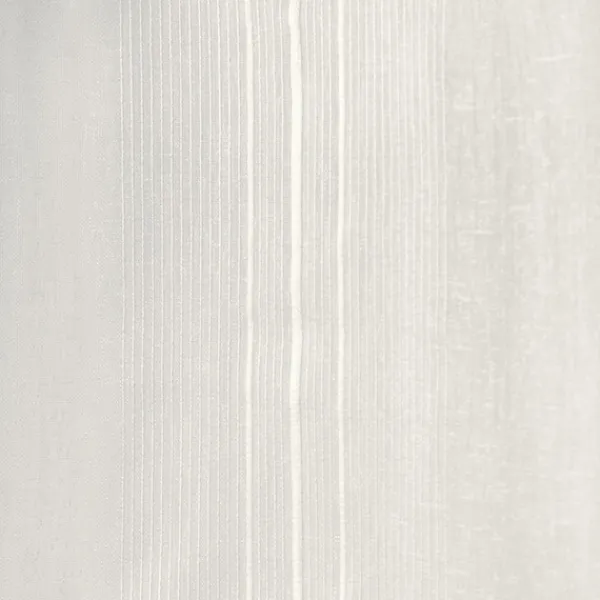 Curtains & Drapes-Kirkland's Home Stripe Sheer Curtain Panel Set, 96 In. Ivory