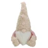 Statues & Figurines-Kirkland's Home Striped Easter Gnome Figurine Pink