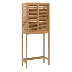 Cabinets & Sideboards-Kirkland's Home Sumter Bamboo Cabinet Space Saver
