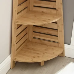 Shelves-Kirkland's Home Sumter Bamboo Corner Shelf