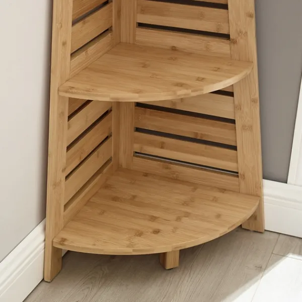 Shelves-Kirkland's Home Sumter Bamboo Corner Shelf