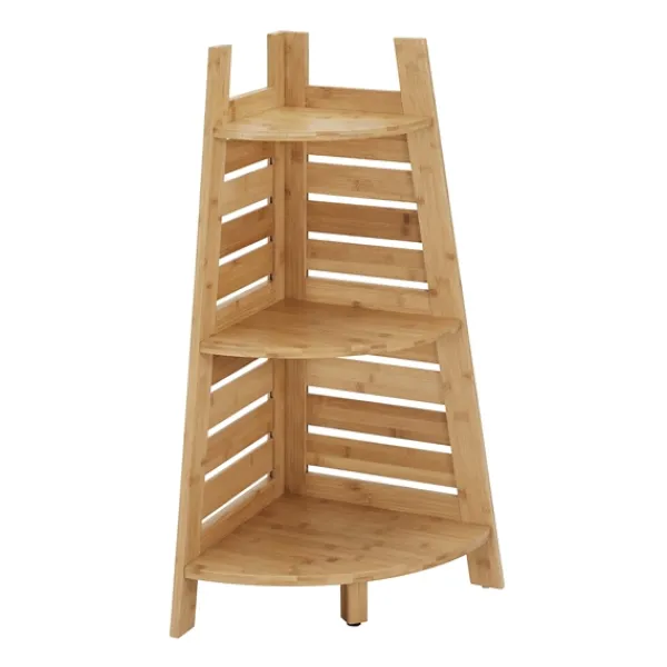 Shelves-Kirkland's Home Sumter Bamboo Corner Shelf