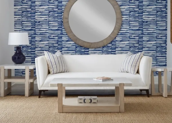 Accent & End Tables-Kirkland's Home Sun Bleached Marble Top Accent Table