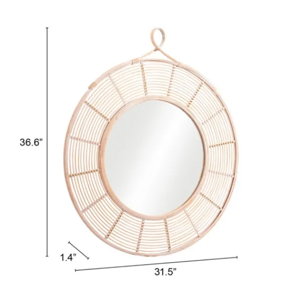 Framed Mirrors-Kirkland's Home Sunlight Beam Woven Framed Mirror