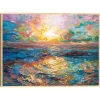 Canvas Art-Kirkland's Home Sunset In Mykonos Framed Canvas Art Print Blue/Multi