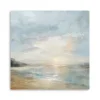 Canvas Art-Kirkland's Home Sunset Over The Ocean Canvas Art Print Blue/White/Tan