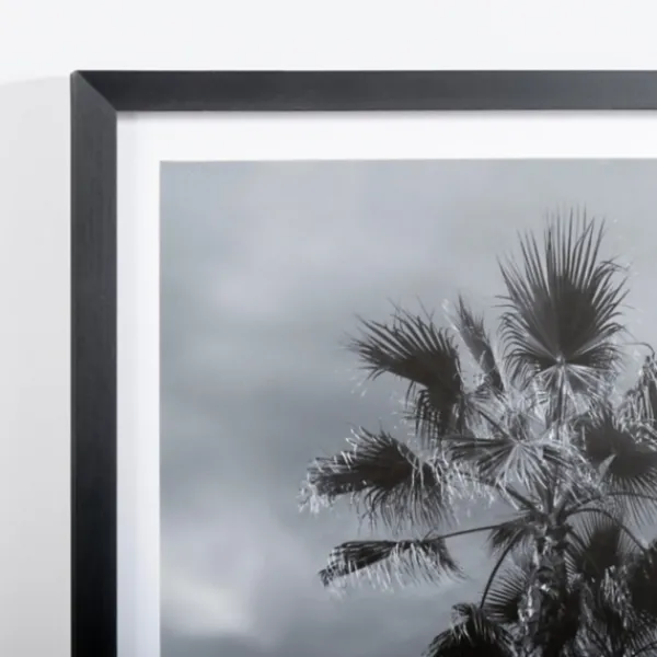 Framed Art-Kirkland's Home Swaying Palms Framed Art Print Black/White