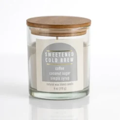Candles-Kirkland's Home Sweetened Cold Brew Jar Candle Brown