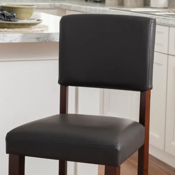 Bar Stools & Counter Height Stools-Kirkland's Home Sydney Espresso Counter Stool Brown