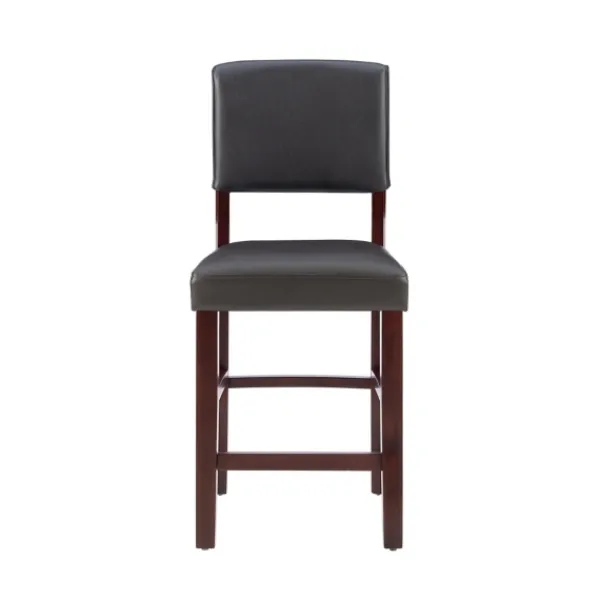 Bar Stools & Counter Height Stools-Kirkland's Home Sydney Espresso Counter Stool Brown