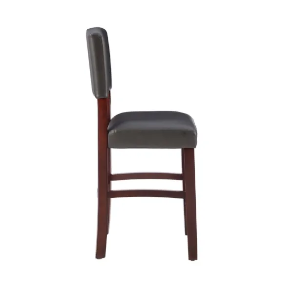 Bar Stools & Counter Height Stools-Kirkland's Home Sydney Espresso Counter Stool Brown
