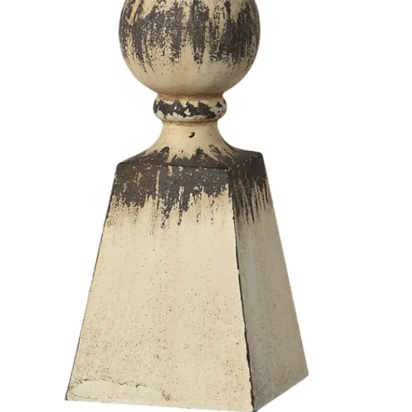 Table Lamps-Kirkland's Home Tall Distressed Cream Table Lamps, Set Of 2 Ivory