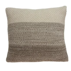 Pillows-Kirkland's Home Tan And Brown Block Striped Pillow Tan/Brown