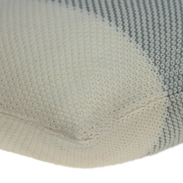 Pillows-Kirkland's Home Tan And Gray Blocked Knit Pillow Tan/Gray
