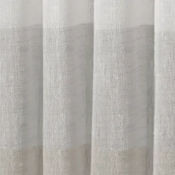 Curtains & Drapes-Kirkland's Home Tan Becky Curtain Panel Set, 96 In. Tan/White