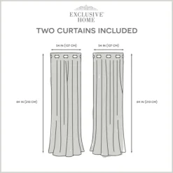 Curtains & Drapes-Kirkland's Home Tan Floral 2-Pc. Curtain Panel Set, 84 In. Tan/White