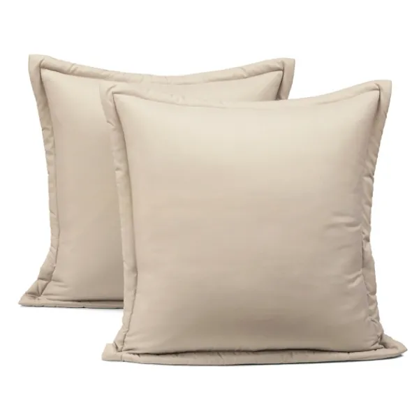 Comforters-Kirkland's Home Tan Pintuck Stripe King 5-Pc. Comforter Set Tan/White