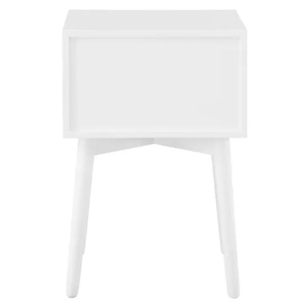 Nightstands-Kirkland's Home Tapered 2-Drawer Nightstand White
