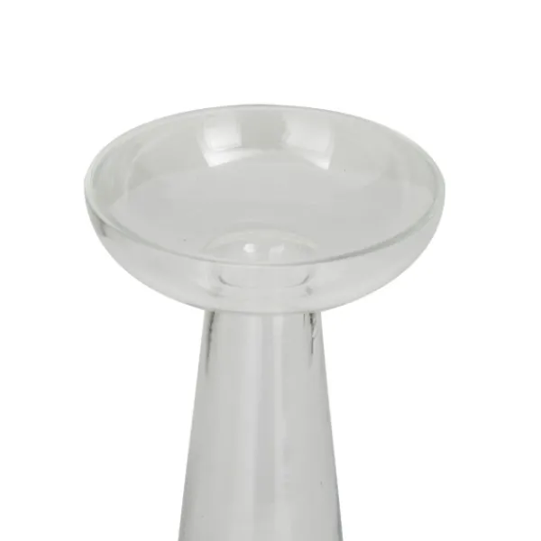 Candle Holders-Kirkland's Home Tapered Glass Pillar Candle Holders, Set Of 3 Clear