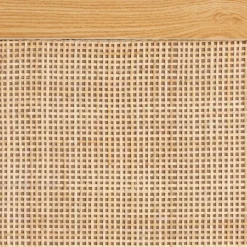 Dressers & Chests-Kirkland's Home Tara Two-Tone Espresso Rattan Chest
