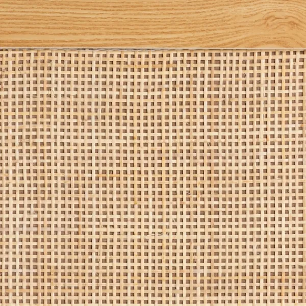 Dressers & Chests-Kirkland's Home Tara Two-Tone Espresso Rattan Chest