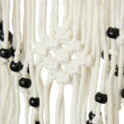 Wall Plaques-Kirkland's Home Tasseled Macrame Wall Hangings, Set Of 3 White