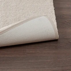 Bathroom Rugs-Kirkland's Home Taupe High Pile Marshmallow Bath Mat, 30 In. Ivory