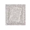 Bed Sheets-Kirkland's Home Taupe Leopard Print Satin 3-Pc. Twin Sheet Set White/Tan