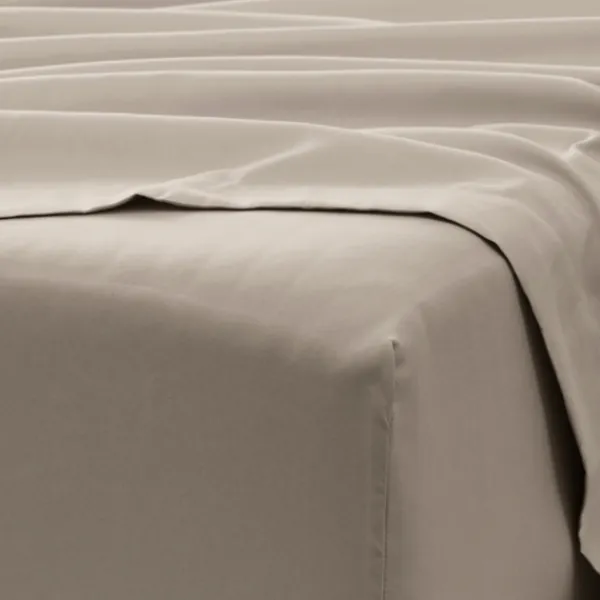 Bed Sheets-Kirkland's Home Taupe Ultra Soft 6-Pc. Queen Sheet Set Tan