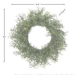 Wreaths-Kirkland's Home Tea Leaf Wreath Green