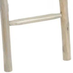 Decorative Accents-Kirkland's Home Teak Wood Leaning Ladder White