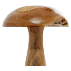 Statues & Figurines-Kirkland's Home Teakwood Mushroom 3-Pc. Sculpture Set Brown