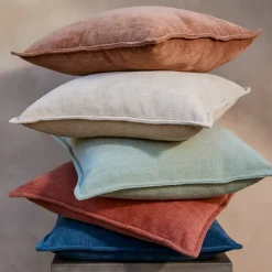 Pillows-Kirkland's Home Teal Chenille Throw Pillow Blue