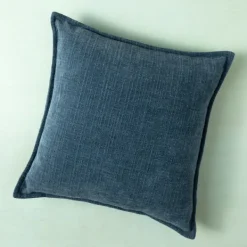 Pillows-Kirkland's Home Teal Chenille Throw Pillow Blue