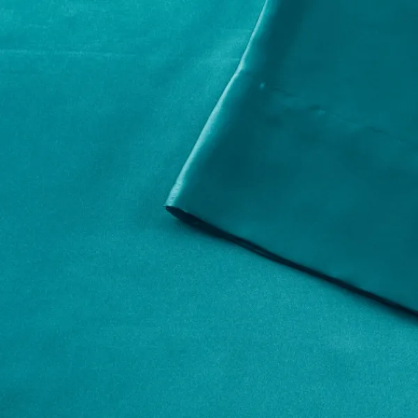 Bed Sheets-Kirkland's Home Teal Satin King 2-Pc. Pillow Case Set Blue