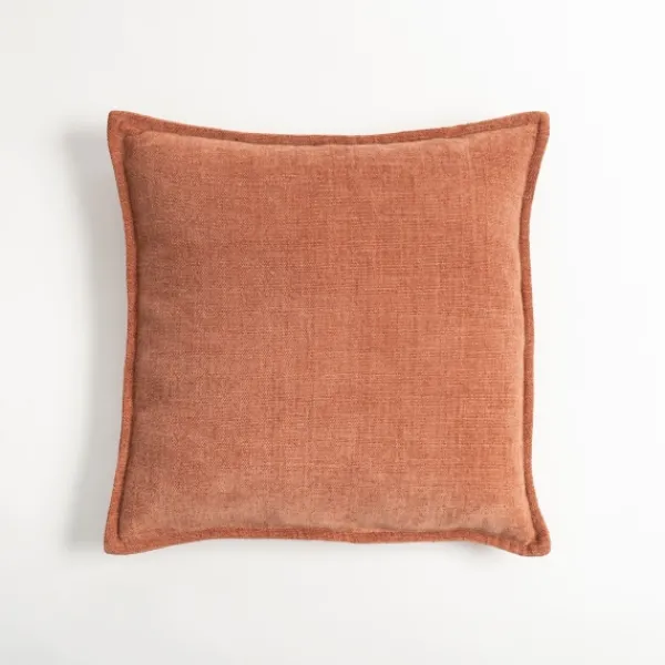 Pillows-Kirkland's Home Terracotta Chenille Throw Pillow Orange