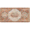 Kitchen & Floor Mats-Kirkland's Home Terracotta Medallion Cushioned Kitchen Mat Orange