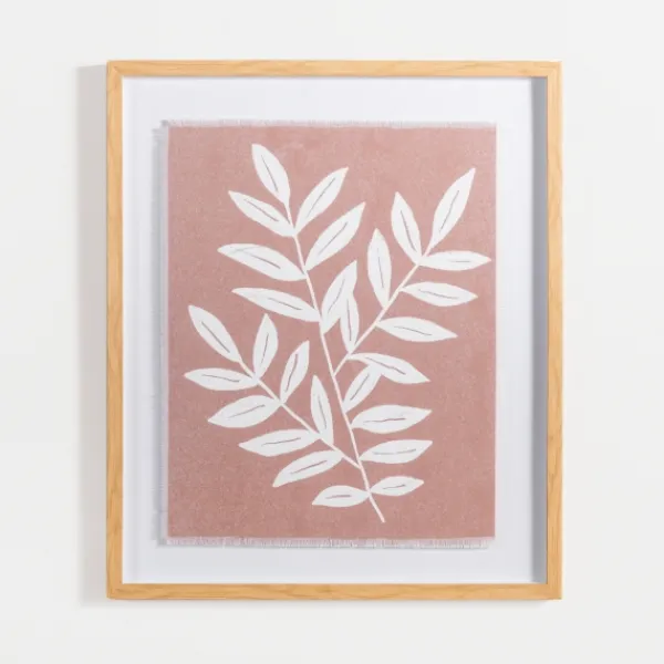 Framed Art-Kirkland's Home Terracotta Spring Foliage Framed Art Print Tan