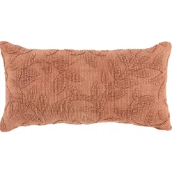 Pillows-Kirkland's Home Terracotta Stonewash Botanical Pillow Pink