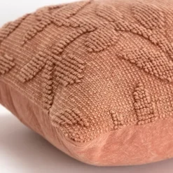 Pillows-Kirkland's Home Terracotta Stonewash Botanical Pillow Pink