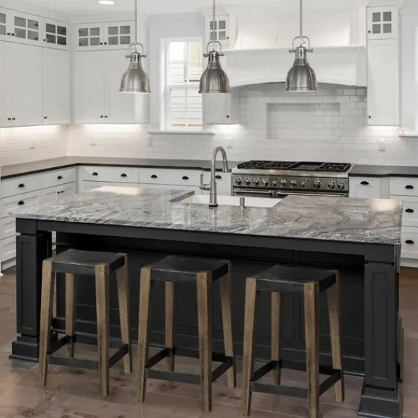 Bar Stools & Counter Height Stools-Kirkland's Home Terry Metal And Wood Cross Braced Bar Stool Black/Brown