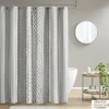 Shower Curtains-Kirkland's Home Textured Chenille Shower Curtain Gray