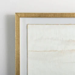 Framed Art-Kirkland's Home The Golden Abstract Ii Framed Art Print White/Tan/Gold