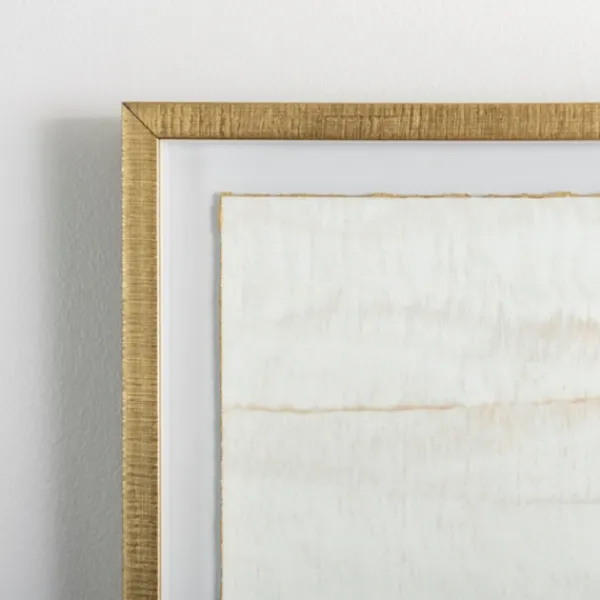 Framed Art-Kirkland's Home The Golden Abstract Ii Framed Art Print White/Tan/Gold